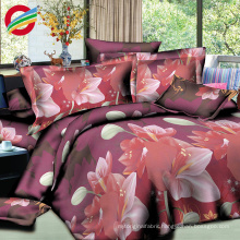 modern luxury 100% cotton printed 3d bedding sheet